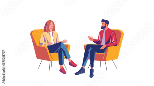 Professional Colleagues Meeting Discussing Business Strategy Together