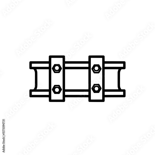 Simple hardware connector for mechanical applications and engineering projects