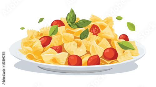 Delicious Italian Rotelle Pasta Ready to Eat Cuisine