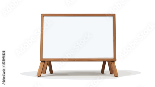 Modern Realistic Wooden Whiteboard Stand for Kids Learning