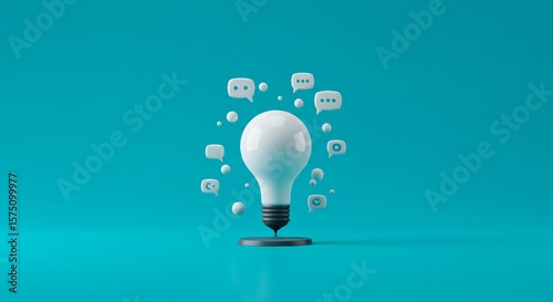 a light bulb with many small white objects around it