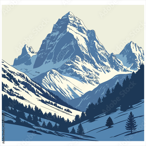 Swiss Alps landscape