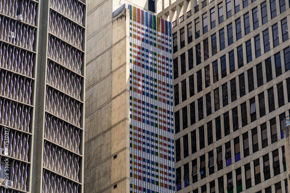 Obraz premium Traveling through Venezuela, architecture of buildings in downtown Caracas