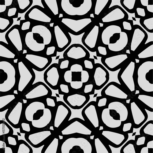 Abstract texture for fabric print, card, table cloth, furniture, banner, cover, invitation, decoration,weaving, plaid,wrapping,knitting. Repeating pattern.Black and white color.
