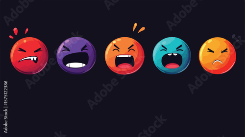 Cartoon Vector Illustration of Rank Levels, Business Success Achievement Concept
