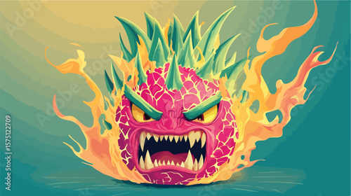 Dragon Fruit Icon in Flames of Anger