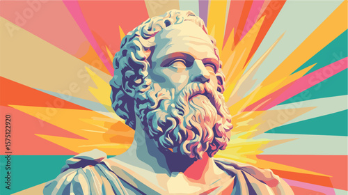 Illustration Artwork of Socrates the Philosopher
