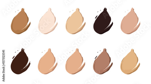 Professional Tonal Foundation Makeup for Decorative Cosmetics