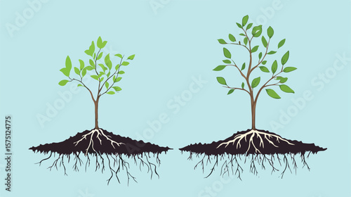 Investment Growth Flat Vector Illustration