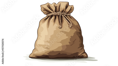 Minimalist Money Bag Vector Design for Financial Concepts
