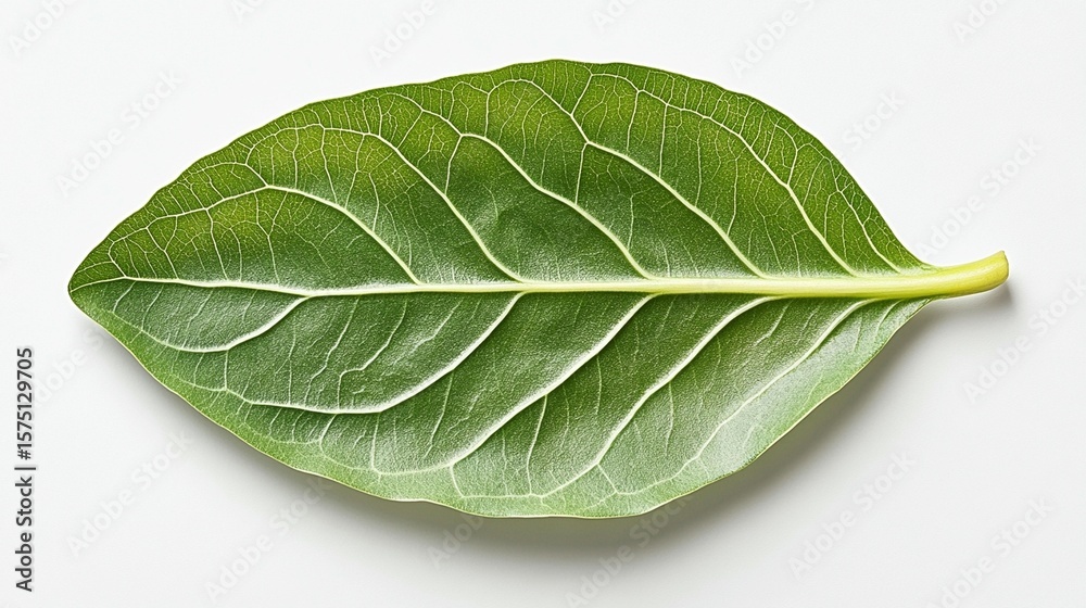 Obraz premium Green Leaf: Botany, Nature, Texture