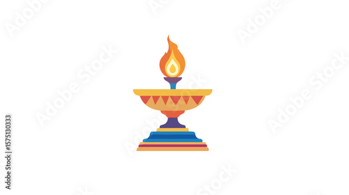 Enchanting Aladdin Magic Lamp Illustration for Fantasy Designs