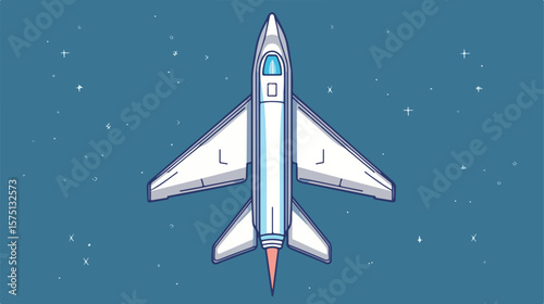 Editable Stroke Vector Paper Plane Icon for Creative Designs