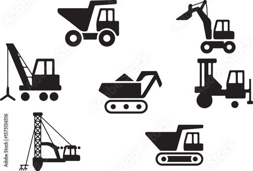 Heavy Construction Vehicles.