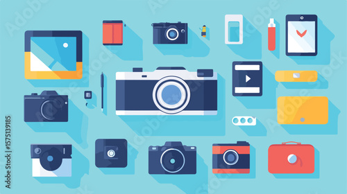 Modern Flat Vector Picture Icon Design for Creative Projects