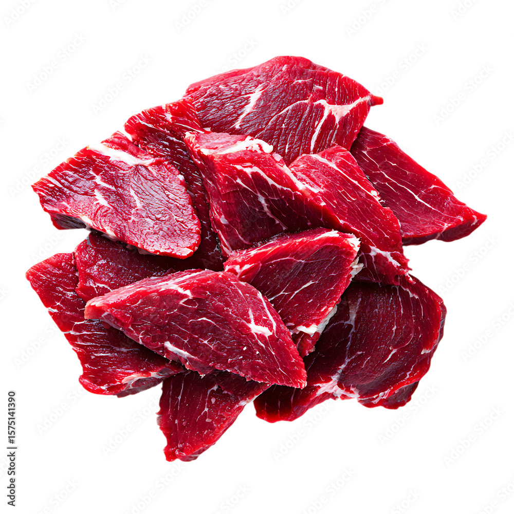 Obraz premium sliced beef fresh juicy tender delicious