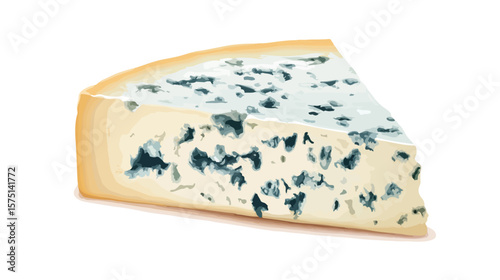 Savor the Flavor: Blue Cheese Slice, Dorblu Delicious Food