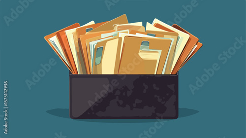Professional Transfer Data File Vector Illustration