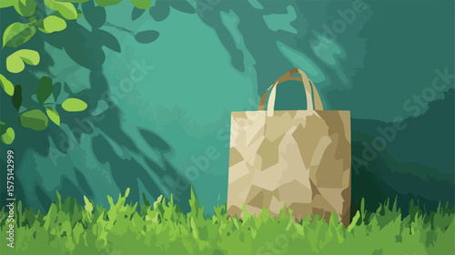 Eco-friendly Biodegradable Product Vector Illustration for Marketing Materials