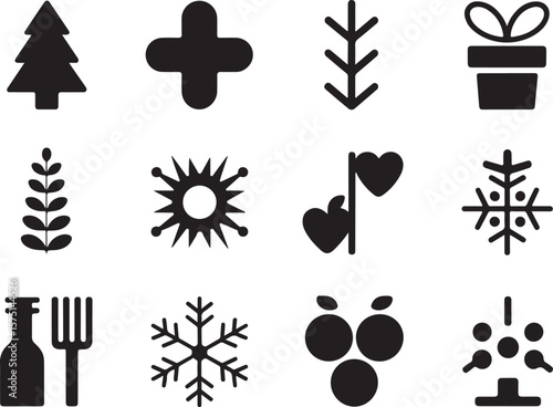 Christmas and Miscellaneous Icon Set