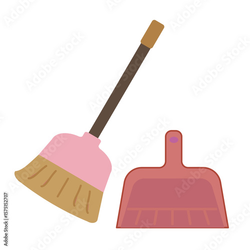 ほうきとチリトリ