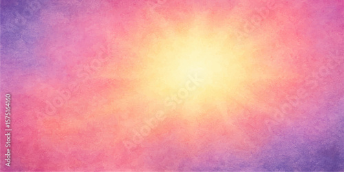 Abstract colourful watercolour background with bright splashes and vintage grunge texture