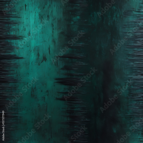 Dark Green Artistic Paint Texture, Abstract Canvas Background, ai