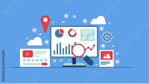 Comprehensive SEO Strategy and Digital Marketing Analytics with Local Search and Content Optimization