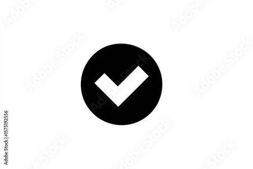 Black circle with white checkmark (5) Free Download Black circle with white checkmark (5) - GFXLoad