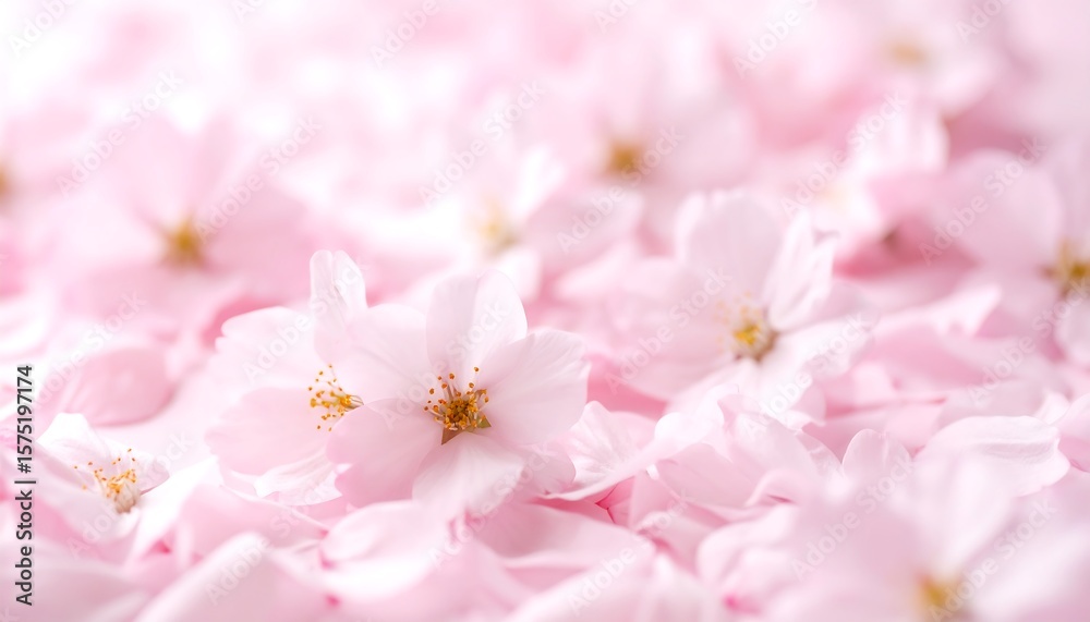 Soft pink cherry blossoms close-up Soft pink cherry blossoms close-up