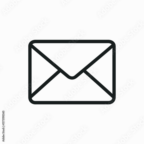 Email Envelope Outline Icon