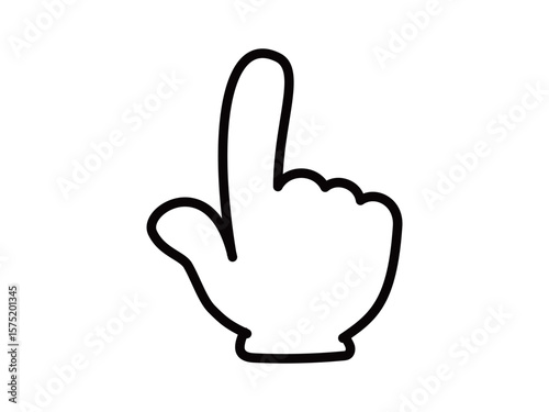 手のアイコン_人差し指_03