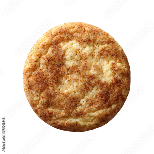 snickerdoodle cookie on transparent background
