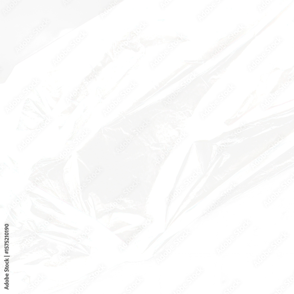 Obraz premium Soft Transparent Plastic Texture Isolated