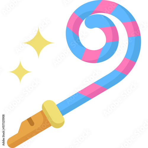 Party Whistle Flat Icon