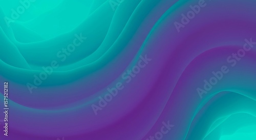 Wavy Gradient Background Texture in Purple and Teal