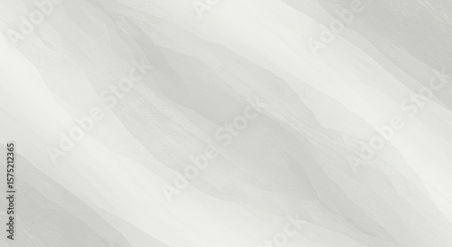 Abstract White and Gray Gradient Background with Flowing Lines