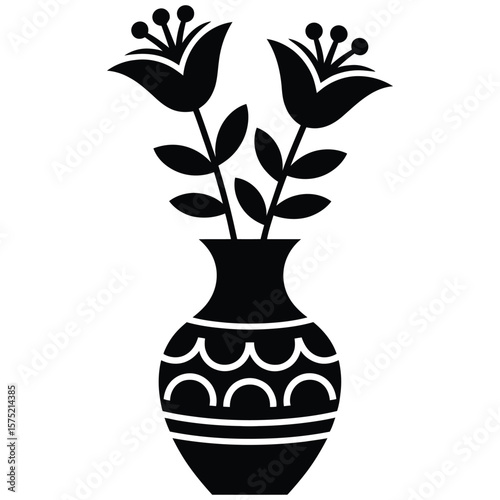 vase with flowers