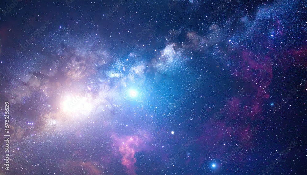 Fototapeta premium Cosmic Nebulae, Starry Sky