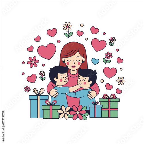 Love & Family Cartoon 사랑과 가족 카툰
