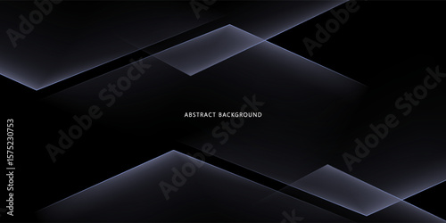 black blue background with geometric lines in diagonal shape.vector future technology.vector eps10