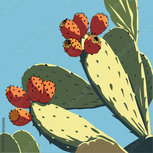 
a close up of a cactus