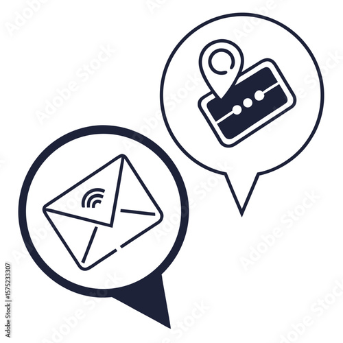 Location based services icons
