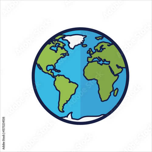World Geography Icon 세계 지리 아이콘