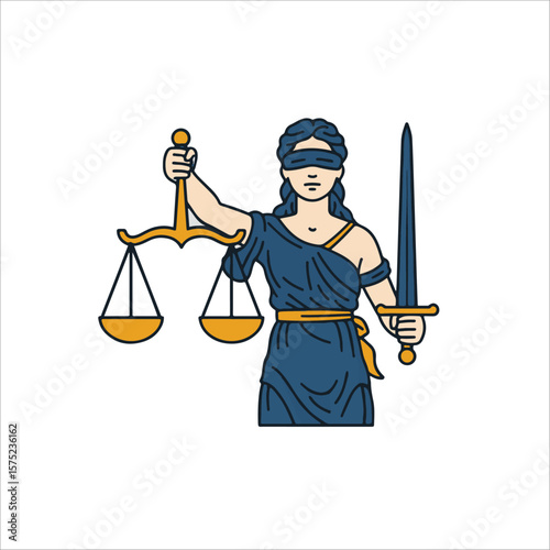 Law & Constitution Vector  법과 헌법 벡터