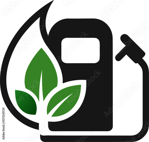Eco Fuel Icon vector illustration