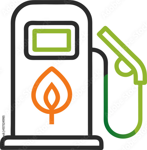 Eco Fuel Icon vector illustration