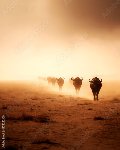 Climate whiplash temperature impact. Extreme environment. Weather disaster. Animal migration hindered by severe weather changes