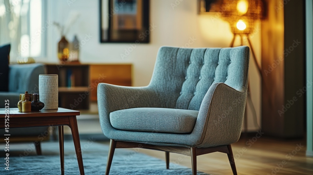 Fototapeta premium Modern living room armchair