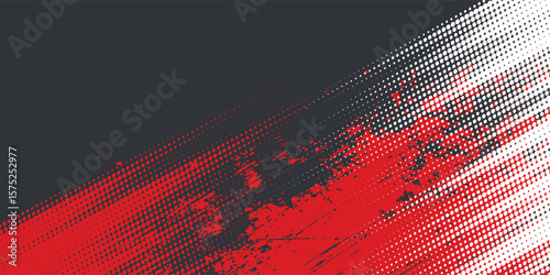 Background, contrast red and black color abstract template for business design. Technology style. You can use it for advertising, sports posters, templates, business presentations. Vector illustration